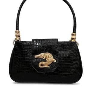 BUENO Vintage Crocodile Shoulder Bag